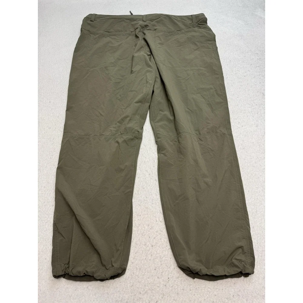 The North Face Pants Mens 38x28 Green Nylon Stretch Hiking Jogger Lightweight
